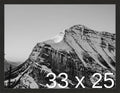 Frame It Easy 33 x 25 Coffee Wood Frame by FrameItEasy