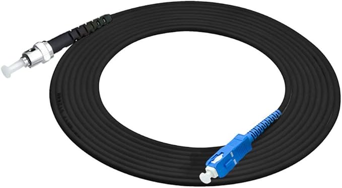 Jeirdus 50M SC to ST Outdoor Armored Simplex 9/125 SM Fiber Optic Cable Jumper - Image 4