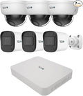 Ultra Blue Series 8CH 4K POE H.265 NVR, 2TB & 6X 5 Megapixel Indoor/Outdoor IR by Revo