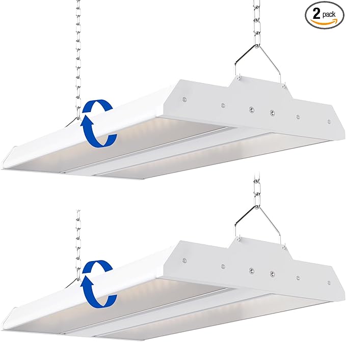 JTT LED Linear High Bay Light, 5000K Daylight 150W 21000LM 1.35FT Shop Light by JTT