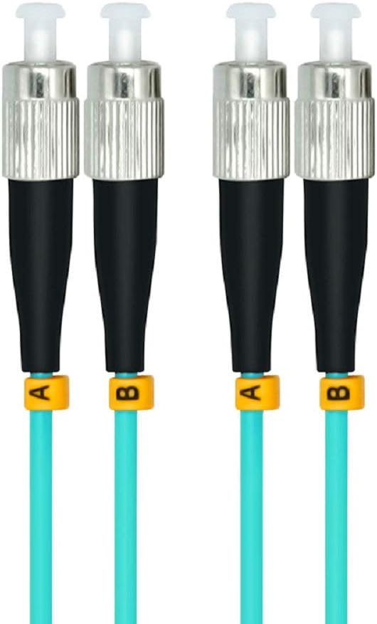 Jeirdus 10M 33ft Duplex 50/125 10G OM3 Fiber Optic Cable Jumper - Image 2