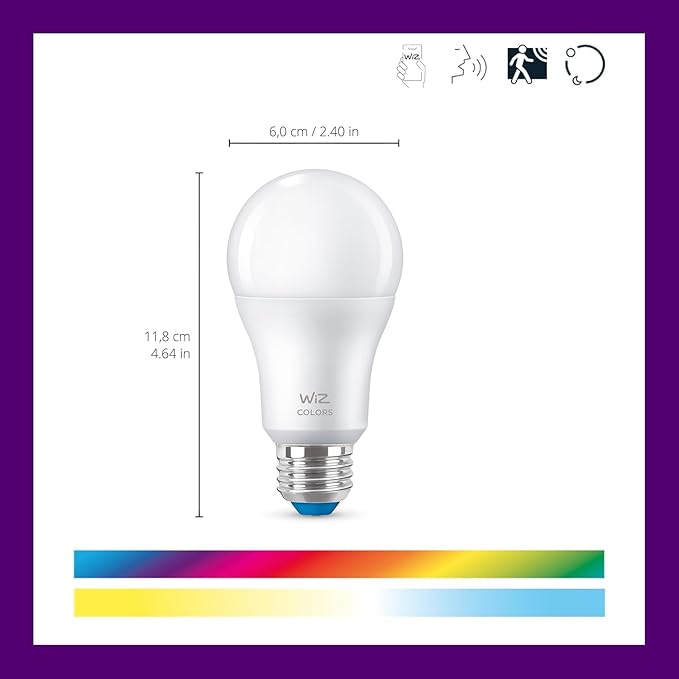 WiZ Connected Smart Light Bulbs, Sunset to Sunrise Automation + Motion - Image 2