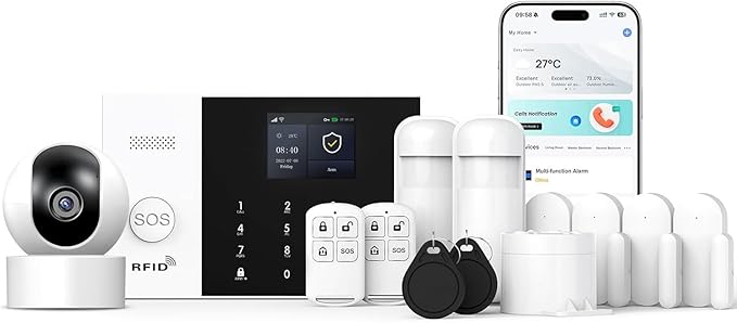LWOHSI Wireless Home Alarm Camera System, Smart Home Security Systems by LWOHSI