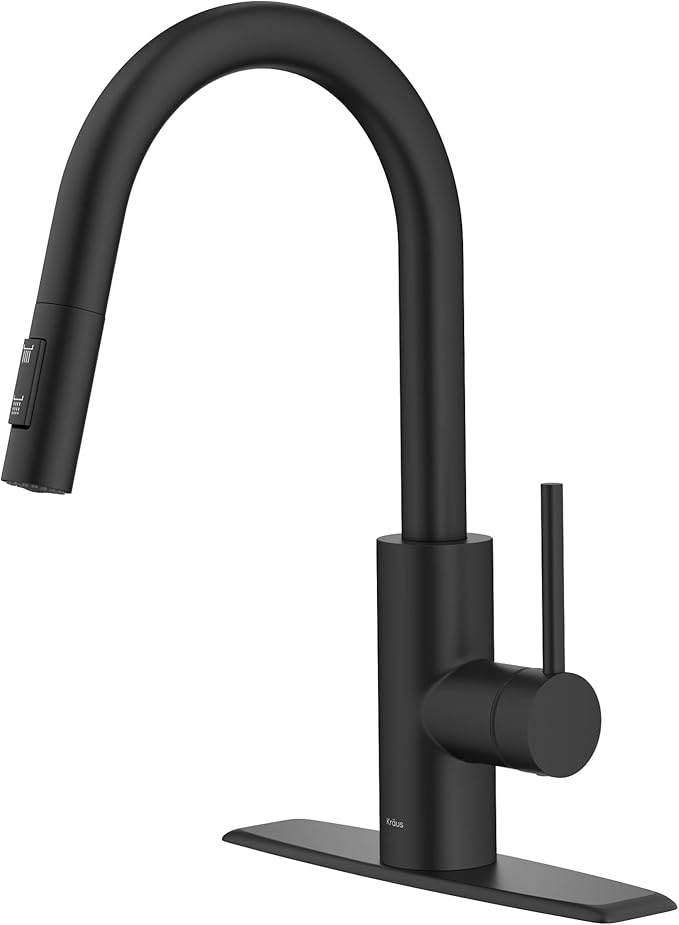 KRAUS Oletto Single Handle Pull Down Kitchen Faucet - Image 14
