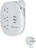 Alitayee USB C Portable Travel Power Strip by Alitayee