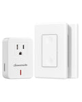 DEWENWILS Wireless Remote Wall Switch and Outlet, Plug in Remote Control Outlet by DEWENWILS