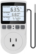 KETOTEK Digital Temperature Controller Thermostat Outlet Plug 120V by KETOTEK