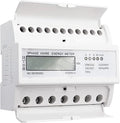 Tyenaza Energy Meter, Digital 3 Phase Energy Meter, LCD Display White ABS by Tyenaza