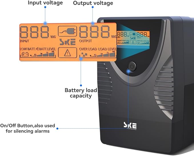 Ups Battery Backup and Surge Protector 425VA/240W, Computer Uninterruptible - Image 4