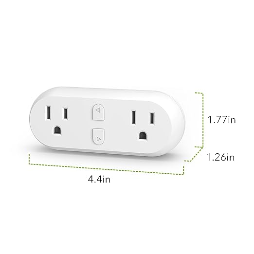 HBN Smart Plug 15A, WiFi Outlet Extender Dual Socket Plugs Works - Image 7