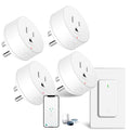 WiFi Smart Outlet Plug with Remote, Compatible with Alexa and Google Home via by greencycle