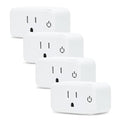 Lunabode LED 4 Pack Smart Home Wi-Fi Plugs by LunabodeLED