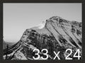 Frame It Easy 33 x 24 Coffee Wood Frame by FrameItEasy