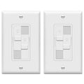 TOPGREENER Kalide Dual Load Dimmer Light Switch, Double LED Dimmer Switch by TOPGREENER