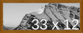 Frame It Easy 33 x 12 Hazel Wood Frame by FrameItEasy