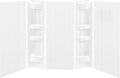 White Acrylic Tub Wall Surround 32"x 60"x 58" by NoahWilliamHome