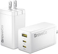 Bravego 65W Charger Block, 3-Port Fast Charging Adapter, GaN Tech, Compact Wall by Unknown