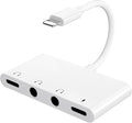 Unitrox 4 in 1 Headphone Splitter, iPhone Headphone Adapter + Dual 3.5mm by Unitrox