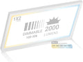 NUWATT 1x2 FT LED Flat Panel, 5CCT 2700K/3000K/3500K/4000K/5000K Selectable by NUWATTLighting