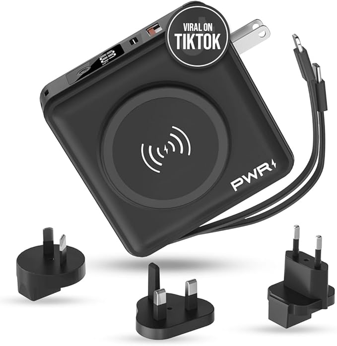 PWRMobile PWR Travel PRO 5-in-1 Power Bank – 10, 000mAh by PWRMOBILE