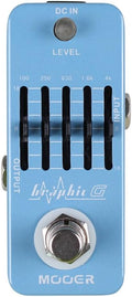 MOOER Micro EQ equalizer pedal, 100 Hz ~ 4 kHZ range, 5 banks adjustment and by MOOER