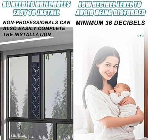 Adjustable Door & Window Exhaust Fan - Image 6