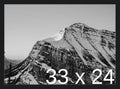 Frame It Easy 33 x 24 Black Wood Frame by FrameItEasy