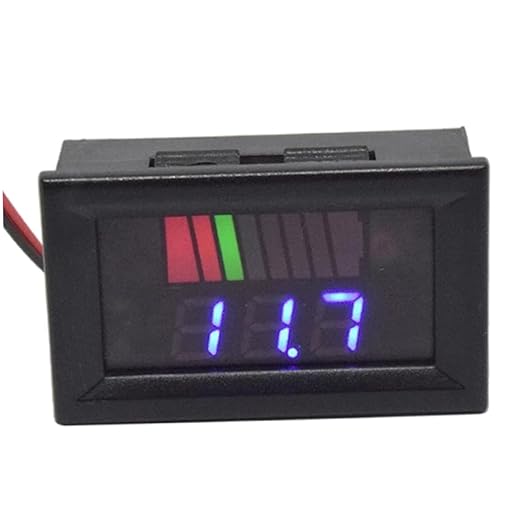 Battery Charge Level Indicator Universal Car Battery Capacity Meter Tester by Nirelief