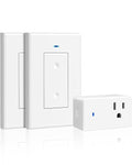 Remote Control Outlet Wireless Light Switch, Expandable and Removable Remote by Wilawels
