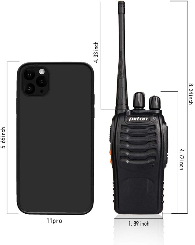 pxton Two Way Radios Long Range Walkie Talkies - Image 4