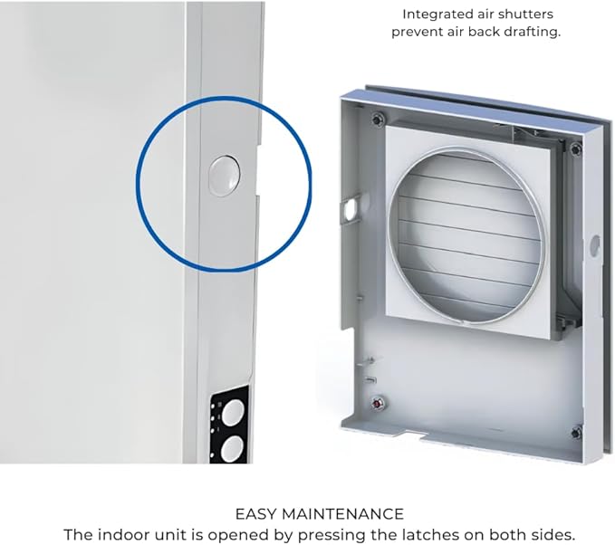 VENTS-US TwinFresh Expert RW1-85-2 V.2 Ductless Through the Wall Ventilation Fan - Image 3