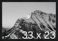 Frame It Easy 33 x 23 Black Grain Wood Frame by FrameItEasy