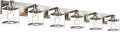 WINSHEN 6-Lights Brushed Nickel Bathroom Light Fixture Over Mirror, Modern Wall by WINSHENLighting
