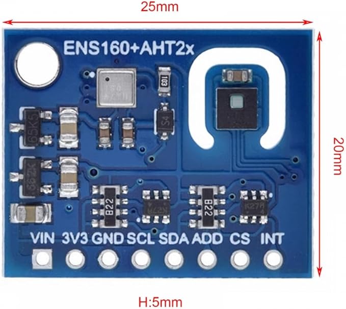 DONGKER ENS160+AHT21 Temperature Humidity Module, High Precision CO2 Air - Image 4