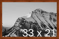 Frame It Easy 33 x 21 Russet Wood Frame by FrameItEasy