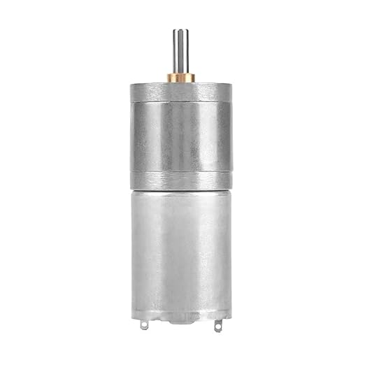 25mm DC 12V 25GA-370 Metal Gear Motor Low Speed - Image 2
