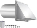 Dryer Vent Cover Outdoor 4 Inch, Dryer Vent Cover Outside, Exterior Hooded Wall by JYINCPED