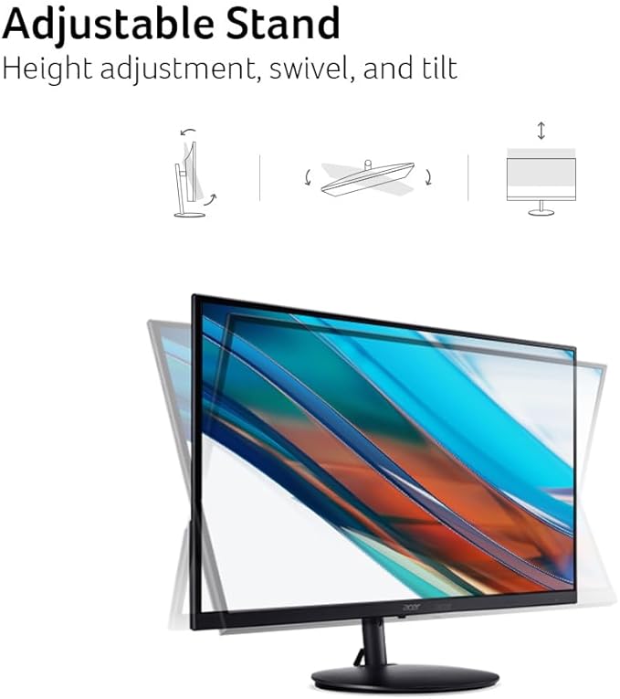Acer SH242Y G0bih 23.8" IPS Full HD Ultra-Thin Gaming Office Monitor | - Image 2