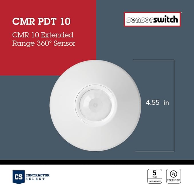 SensorSwitch Ceiling Motion Sensor, PDT Passive Dual Technology Passive - Image 3