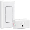 SURAIELEC Wireless Light Switch Remote Control Outlet, No Wiring Needed by SURAIELEC