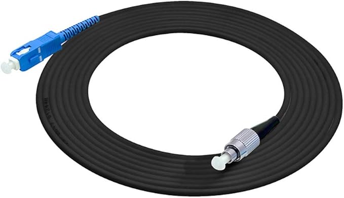 Jeirdus 600M SC to FC Outdoor Armored Simplex 9/125 SM Fiber Optic Cable Jumper - Image 4