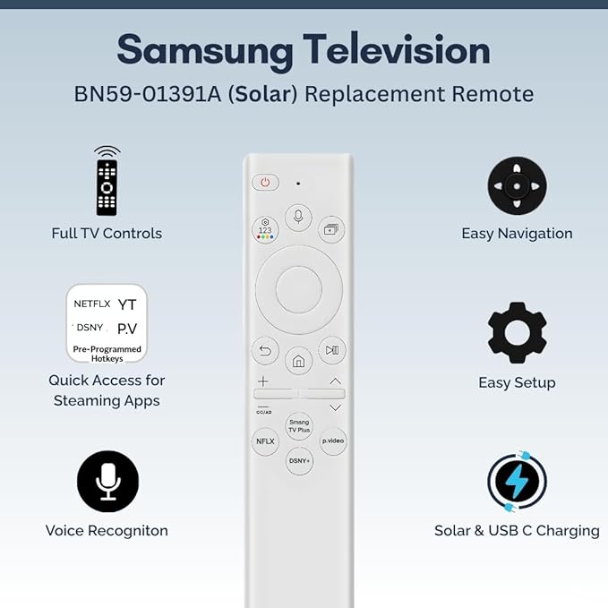 2 Pack BN59-01391A Samsung TV Remote Control Replacement - Image 2
