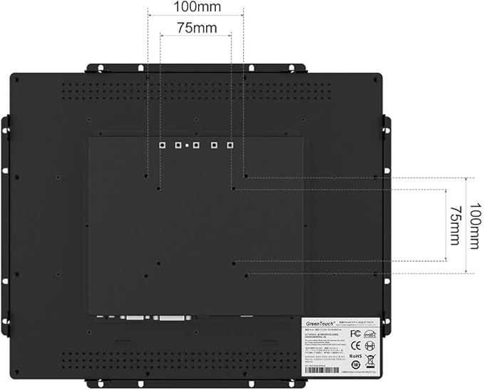 GreenTouch 15 Inch Open-Frame Touchscreen LCD Monitor - Image 3