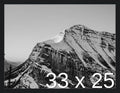 Frame It Easy 33 x 25 Black Wood Frame by FrameItEasy