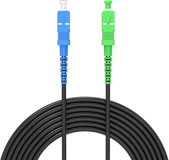 Jeirdus 25M SC/PC to SC/APC Outdoor Armored Simplex 9/125 SM Fiber Optic Cable - Image 2