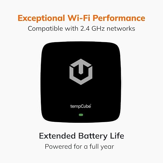 tempCube WiFi Temperature & Humidity Sensor | Connects 2.4 GHz – Real-Time 24/7 - Image 4