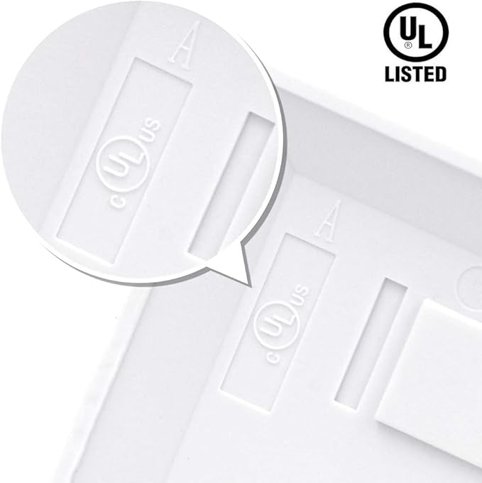 VCE UL-Listed Speaker Wall Plate Gold-Plated, 2-Port Keystone Wall Plate - Image 2