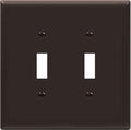 ENERLITES Toggle Light Switch Wall Plate, Gloss Finish, Midway Size 2-Gang by Enerlites