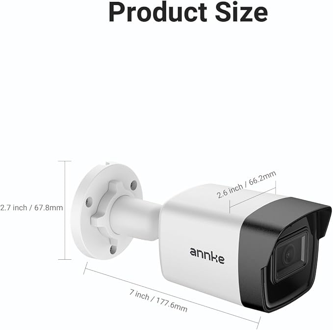 ANNKE 2 Pack 5MP PoE Bullet Security Cameras - Image 9