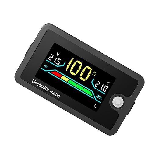 8-100V Battery Monitors Digital Capacity Tester Car Charging Levels Indicators - Image 3